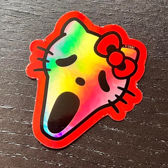 STICKER BUNDLE, SCREAM KITTY ghostface x hello kitty + ANTI FAST FASHION - LYUU - Picture 5 of 5